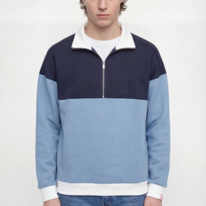 Colorblock zip sweatshirt