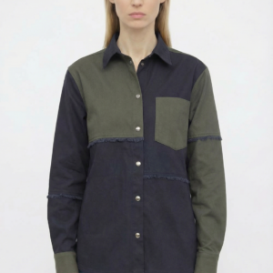 Denim Patchwork shirt